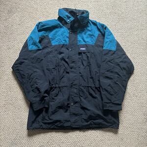 Vintage White Sierra windbreaker jacket large ski snowboarding winter